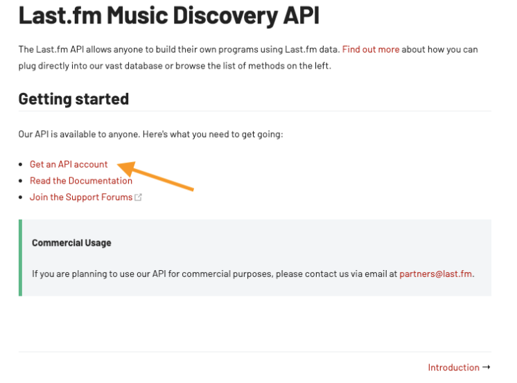 External APIs: How to create a Last.fm API Key – RadioKing Help Center