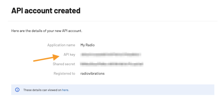 External APIs: How to create a Last.fm API Key – RadioKing Help Center