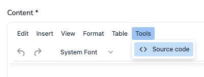 HTML-Editor